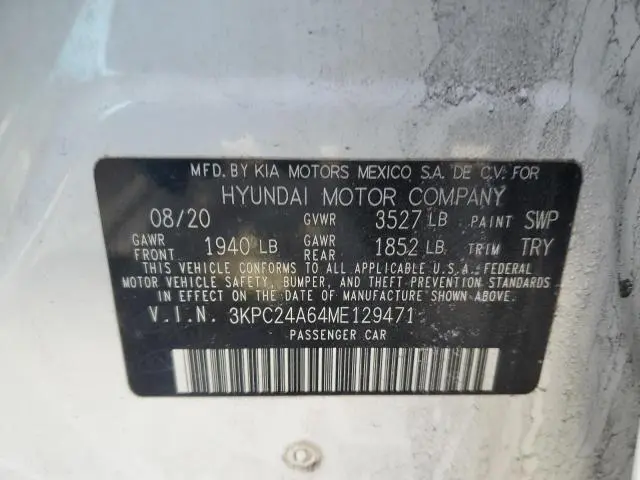 2021 HYUNDAI ACCENT SE