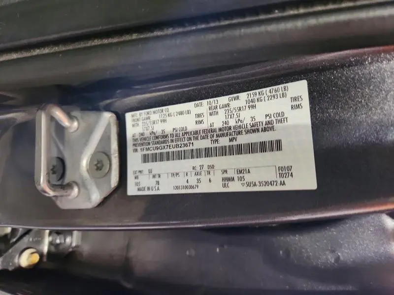 2014 FORD ESCAPE SE  