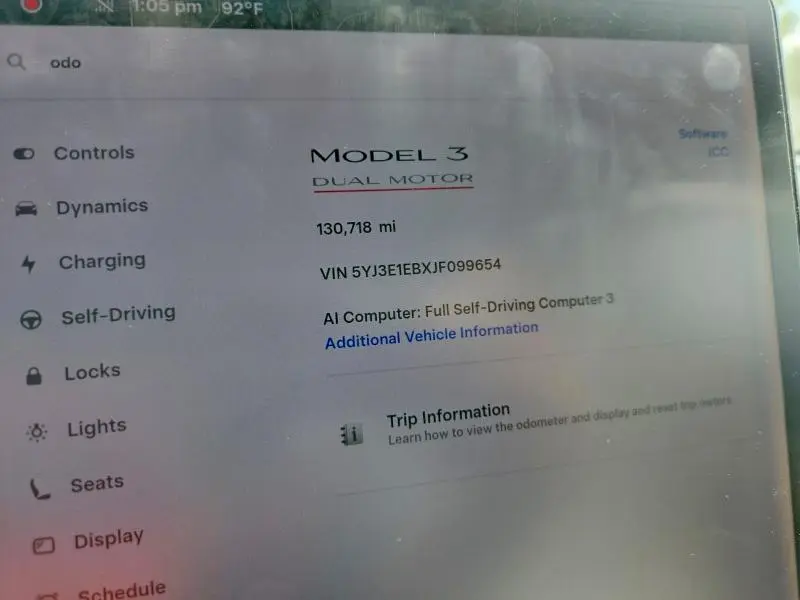 2018 TESLA MODEL 3   