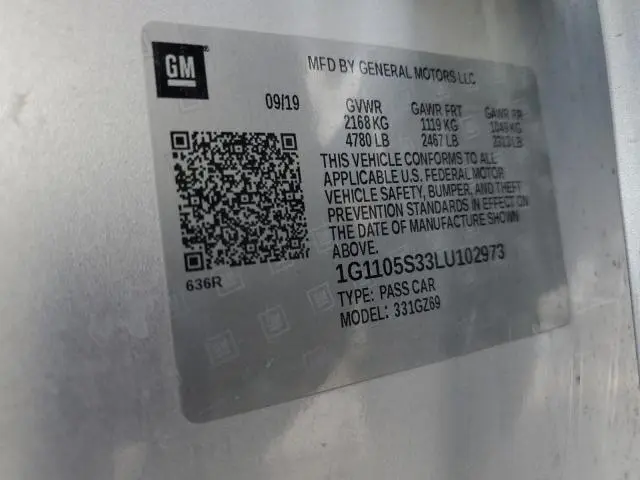 2020 CHEVROLET IMPALA PREMIER  