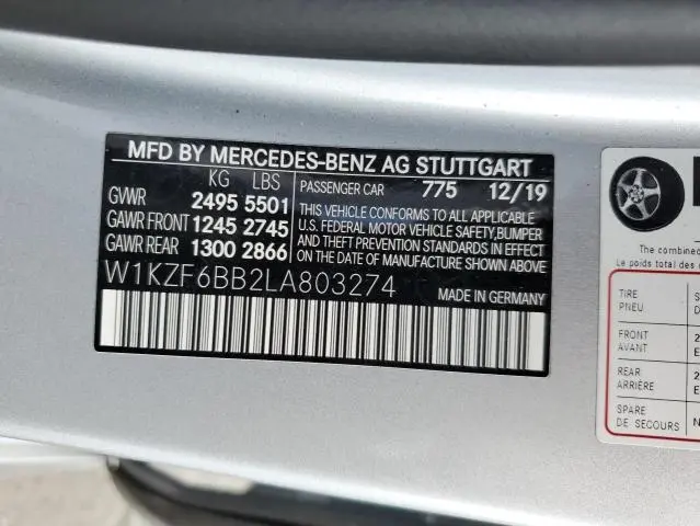 2020 MERCEDES-BENZ E AMG 53 4MATIC  