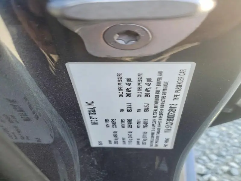 2019 TESLA MODEL 3   