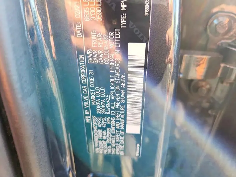 2021 VOLVO XC90 T8 RECHARGE INSCRIPTION EXPRESS  