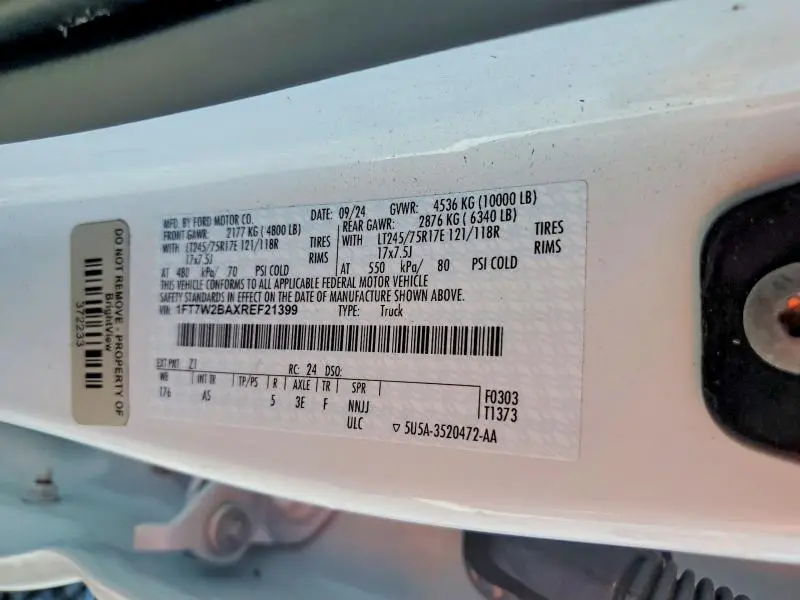 2024 FORD F250 SUPER DUTY  