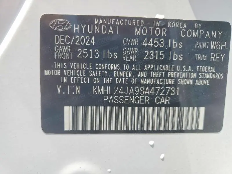 2025 HYUNDAI SONATA SE  
