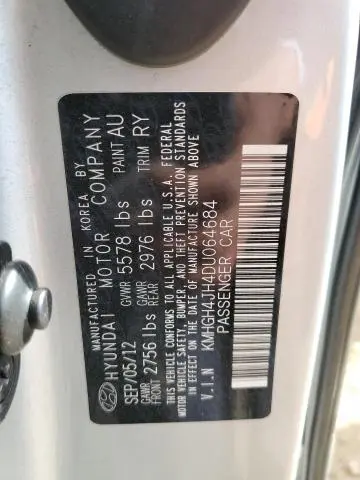 2013 HYUNDAI EQUUS SIGNATURE  