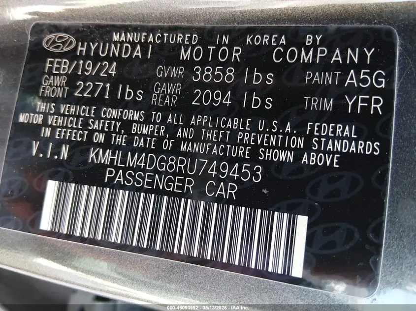 2024 HYUNDAI ELANTRA SEL