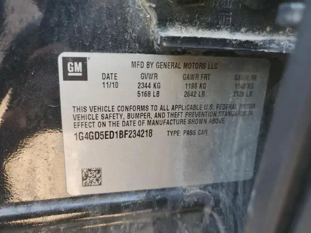 2011 BUICK LACROSSE CXL  