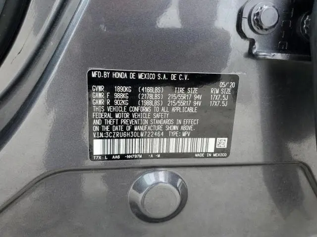 2020 HONDA HR-V LX