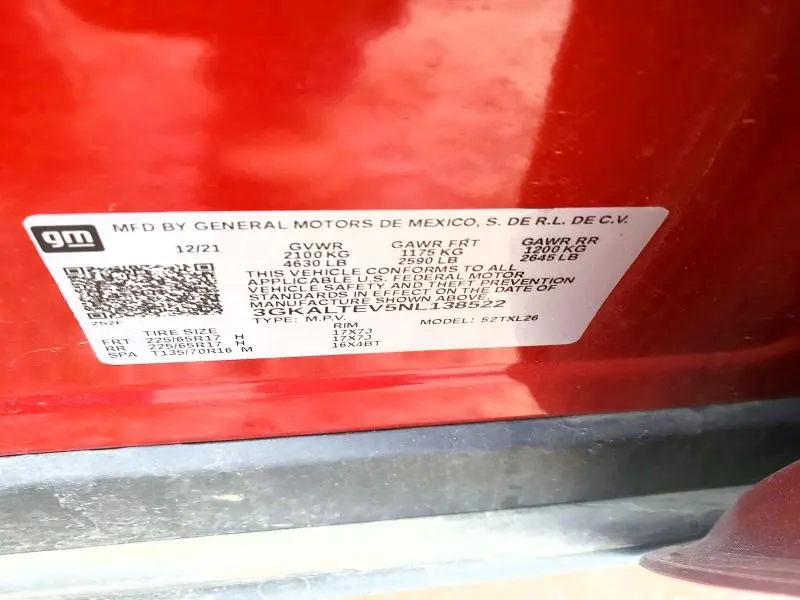 2022 GMC TERRAIN SLE  