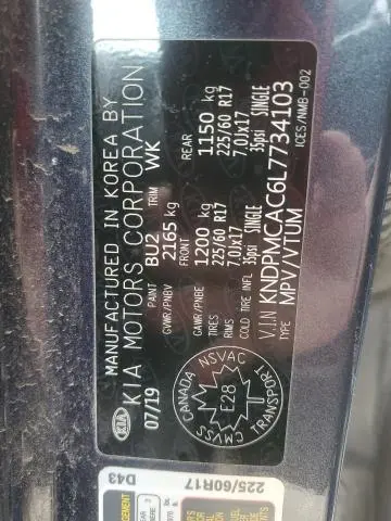 2020 KIA SPORTAGE LX  