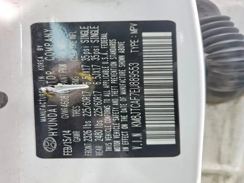 2014 HYUNDAI TUCSON GLS  