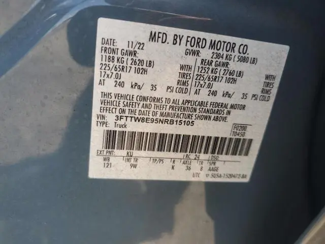 2022 FORD MAVERICK XL  