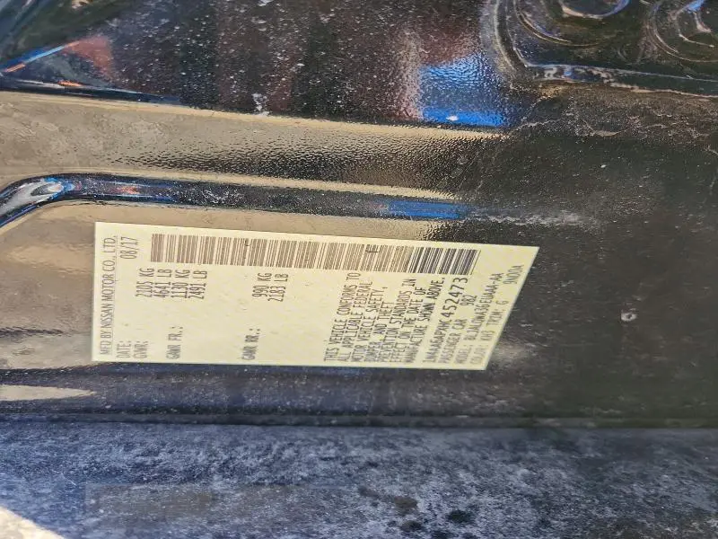 2017 NISSAN MAXIMA 3.5 S  