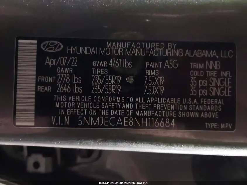 2022 HYUNDAI TUCSON LIMITED