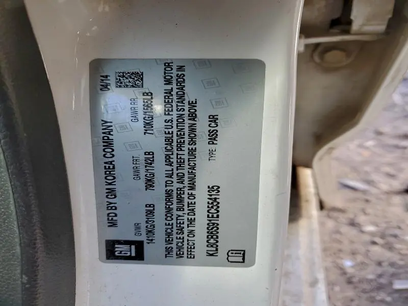 2014 CHEVROLET SPARK LS  