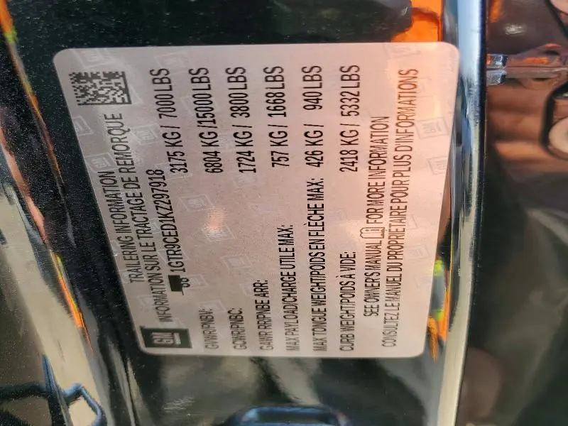 2019 GMC SIERRA K1500 ELEVATION  