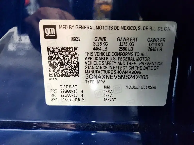 2022 CHEVROLET EQUINOX PREMIER  