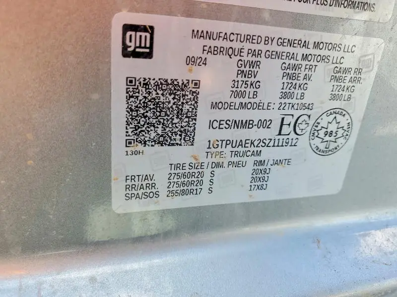 2025 GMC SIERRA K1500  