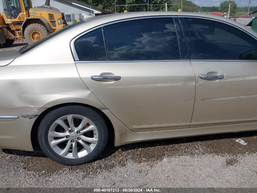 2012 HYUNDAI GENESIS 3.8