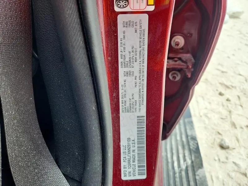 2022 RAM 1500 LARAMIE  
