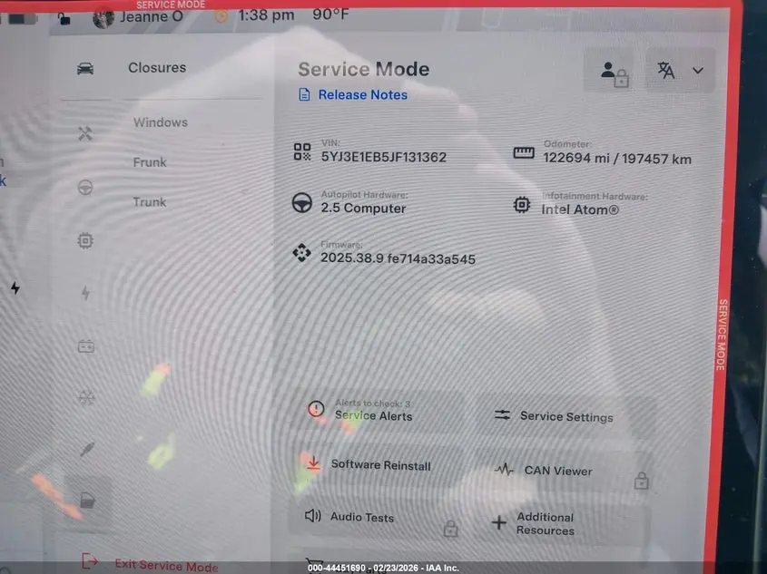 2018 TESLA MODEL 3 LONG RANGE/PERFORMANCE