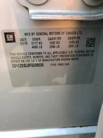 2015 CHEVROLET IMPALA LS  
