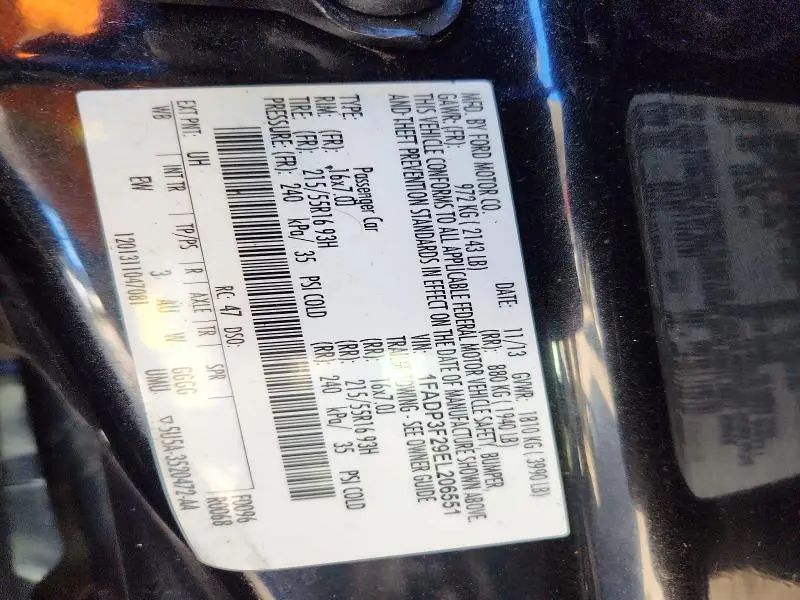 2014 FORD FOCUS SE  