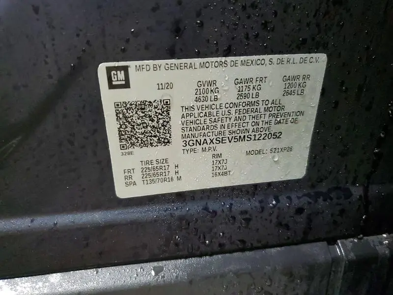 2021 CHEVROLET EQUINOX LS  