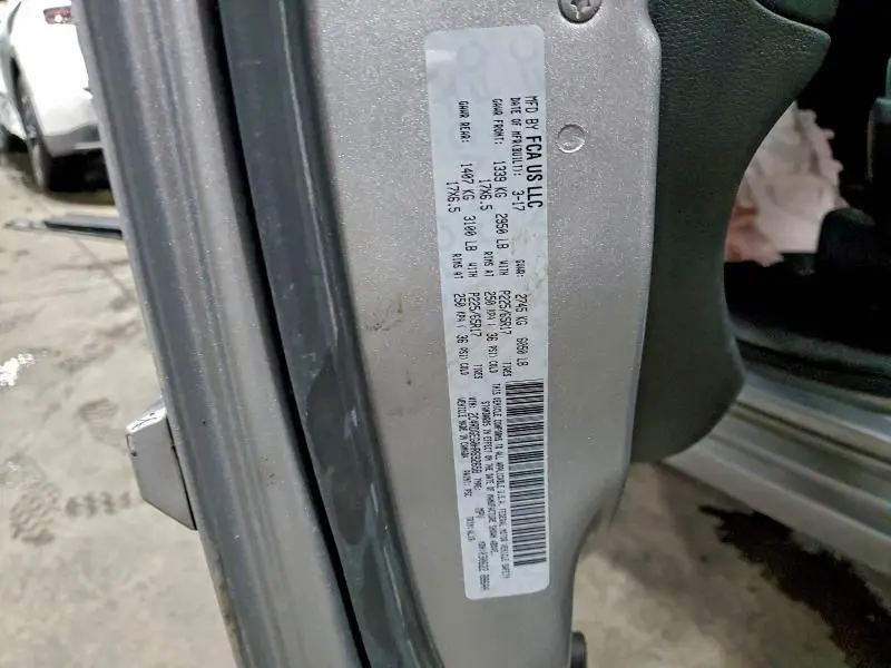 2017 DODGE GRAND CARAVAN GT  