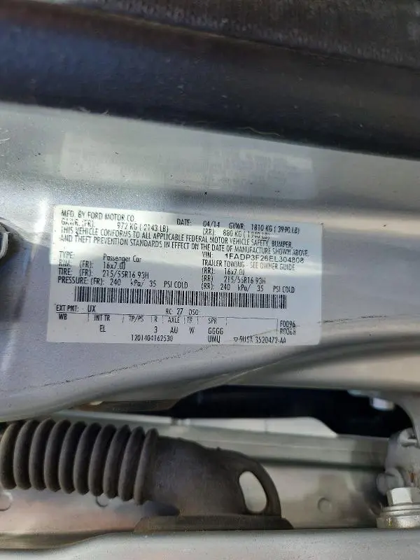 2014 FORD FOCUS SE  