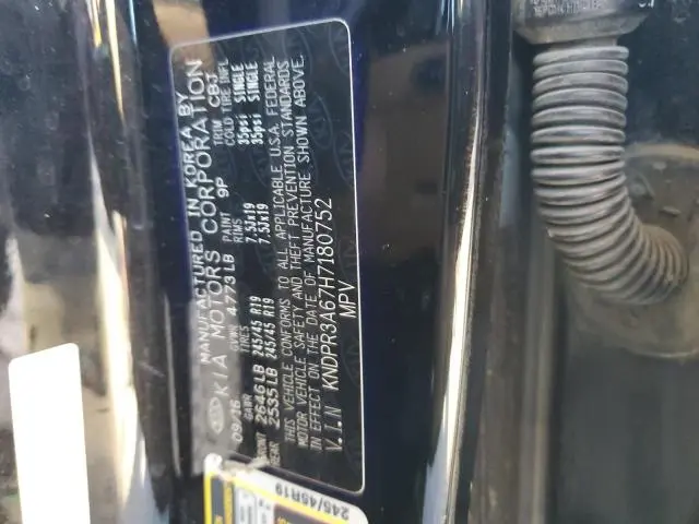 2017 KIA SPORTAGE SX  