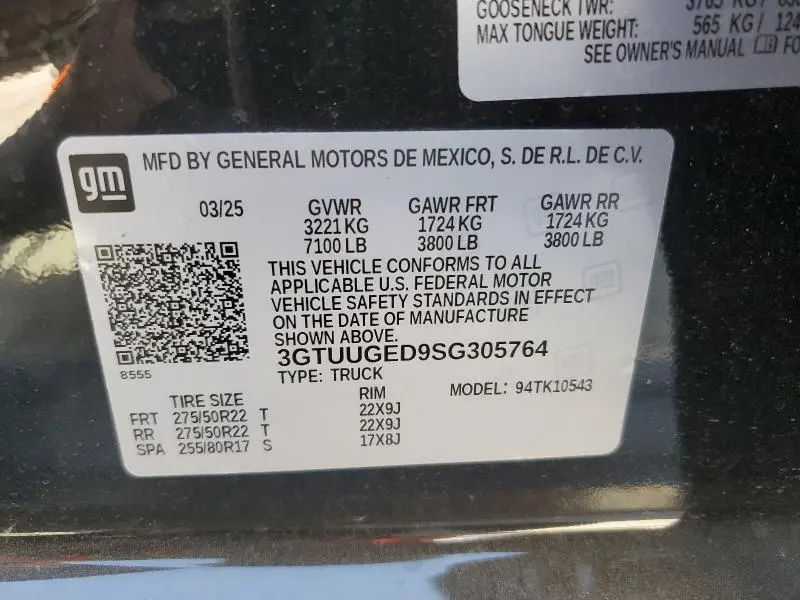 2025 GMC SIERRA K1500 DENALI  