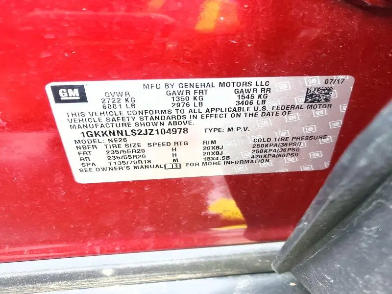 2018 GMC ACADIA SLT-2  