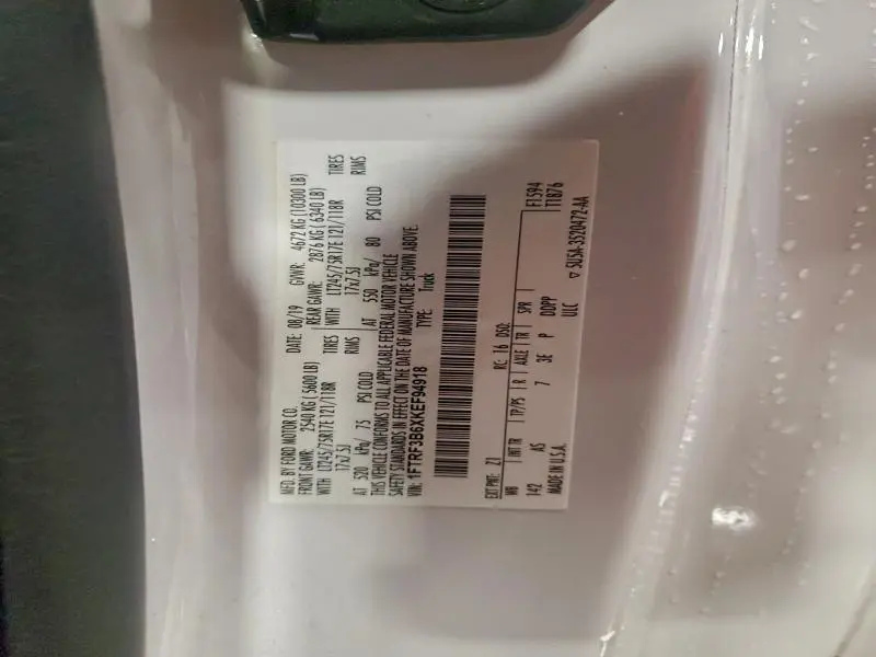 2019 FORD F350 SUPER DUTY  