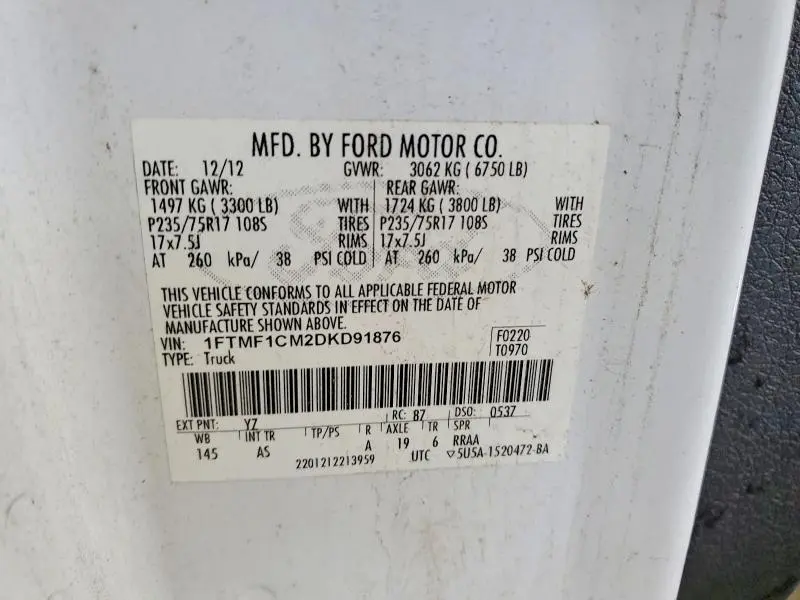 2013 FORD F-150 ** R & D * CLN TITLE * PRI FLEET *
