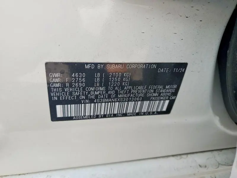 2025 SUBARU LEGACY LIMITED  