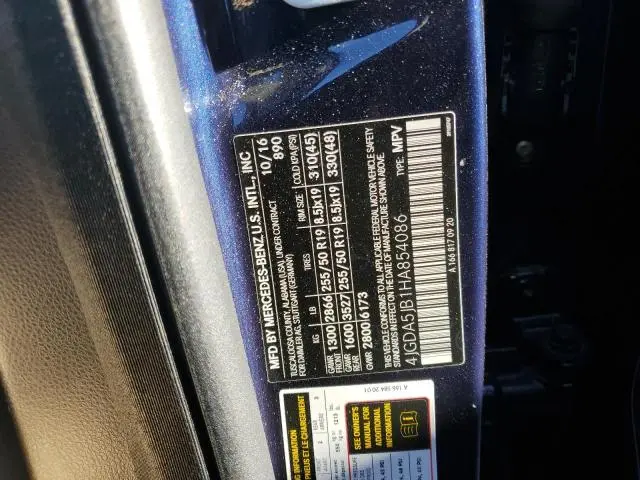 2017 MERCEDES-BENZ GLE 350  