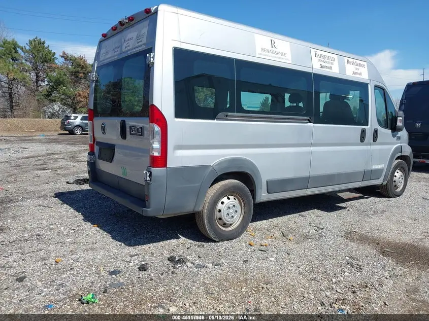 2014 RAM PROMASTER 2500 WINDOW VAN HIGH ROOF