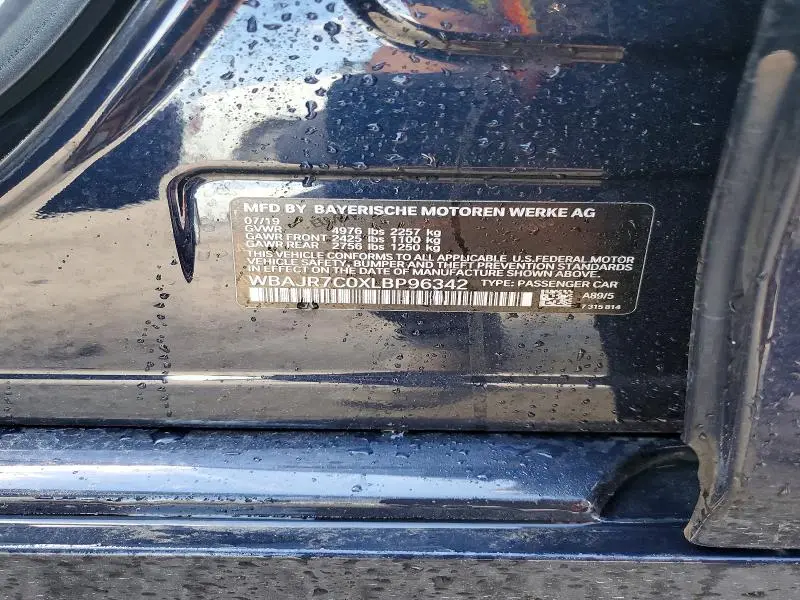 2020 BMW 530 XI  