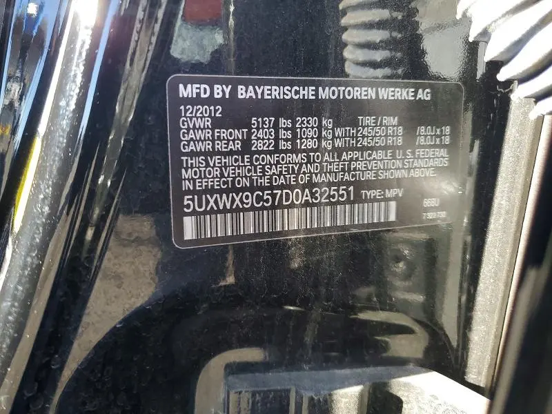 2013 BMW X3 XDRIVE28I  
