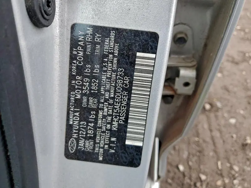 2013 HYUNDAI ACCENT GLS  