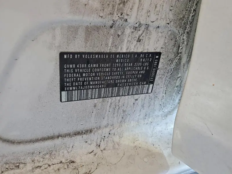 2013 VOLKSWAGEN JETTA TDI  