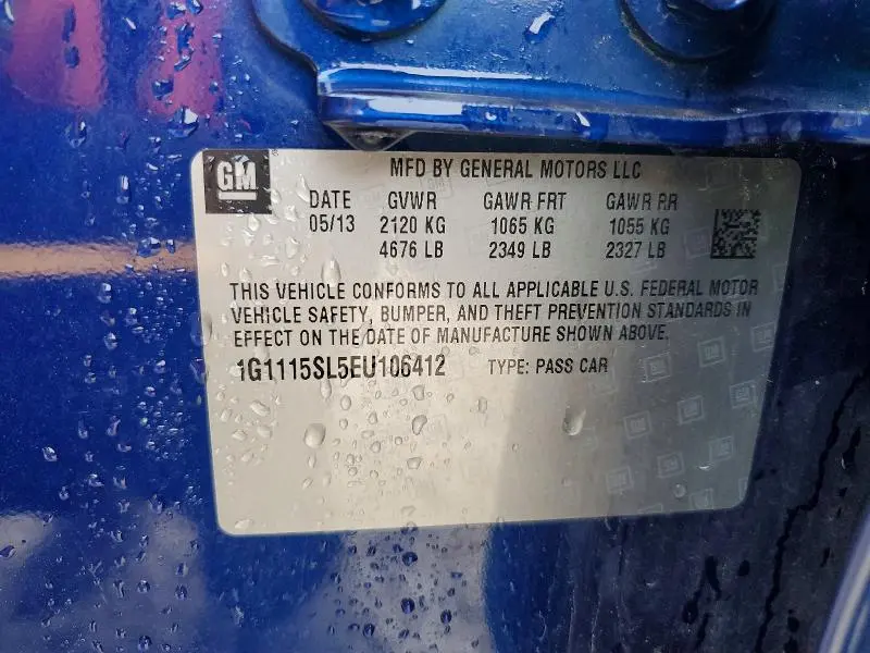 2014 CHEVROLET IMPALA LT  