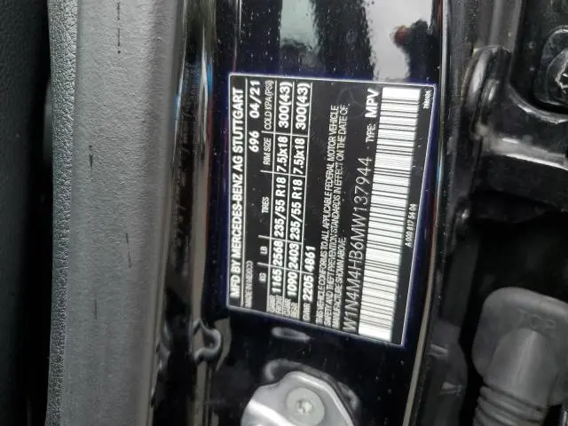 2021 MERCEDES-BENZ GLB 250 4MATIC  