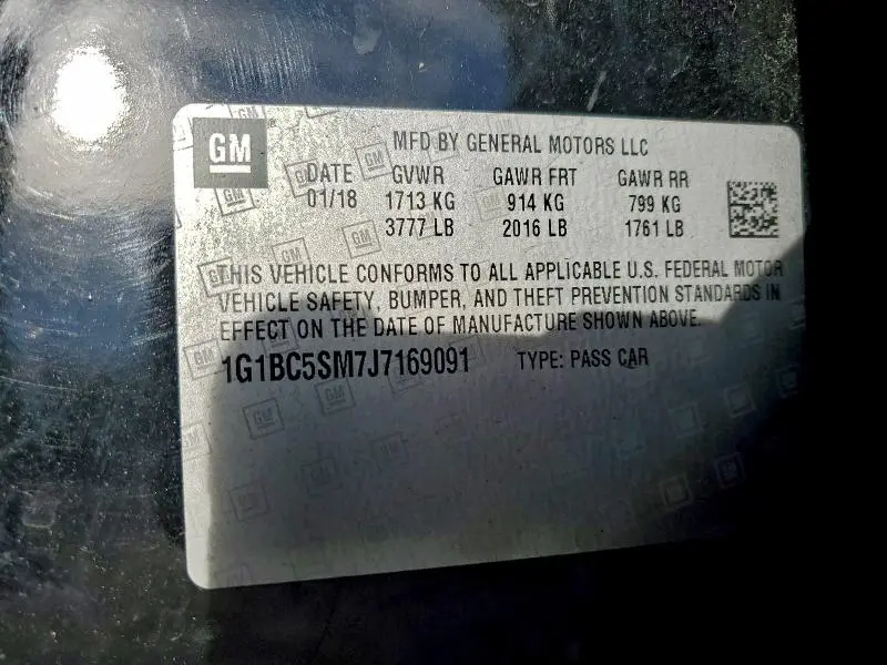 2018 CHEVROLET CRUZE LS  