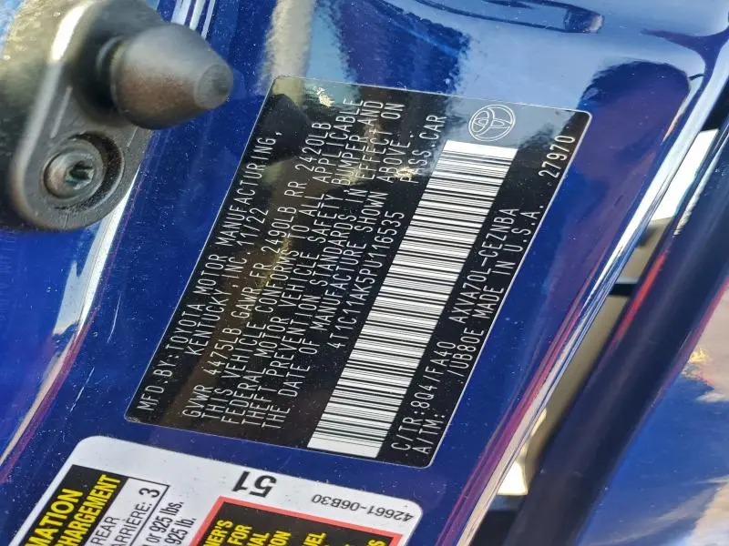 2023 TOYOTA CAMRY LE  