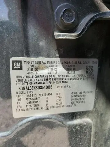 2013 CHEVROLET CAPTIVA LT