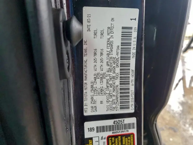 2021 TOYOTA TACOMA DOUBLE CAB  