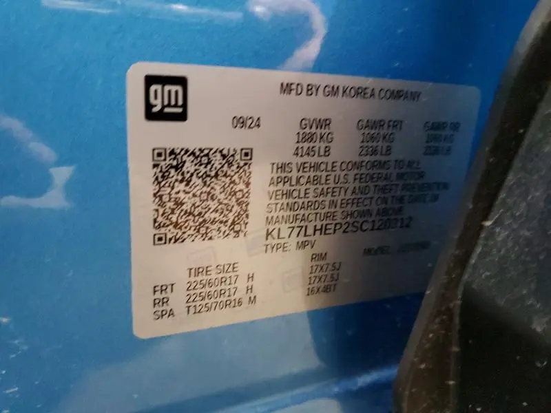 2025 CHEVROLET TRAX 1LT  